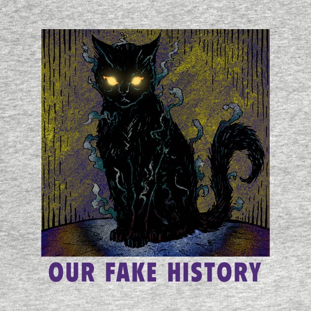 Evil Black Cat by Our Fake History